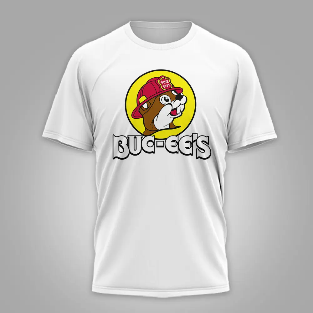 Buc-ee's Built To Fire Firefighter Graphic 3D Shirt NTH1 - Image 2