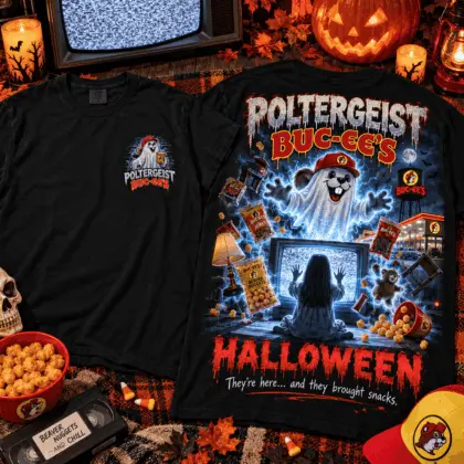 Buc-ee's Poltergeist Halloween Horror Graphic 3D Shirt NTH1