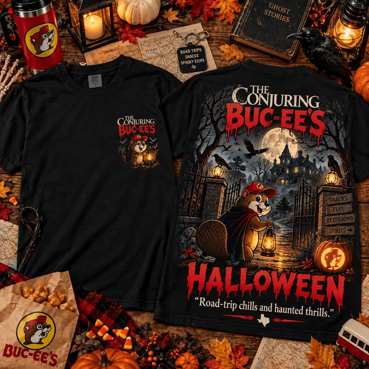 Buc-ee's The Conjuring Halloween Horror Graphic 3D Shirt NTH1 - Image 2