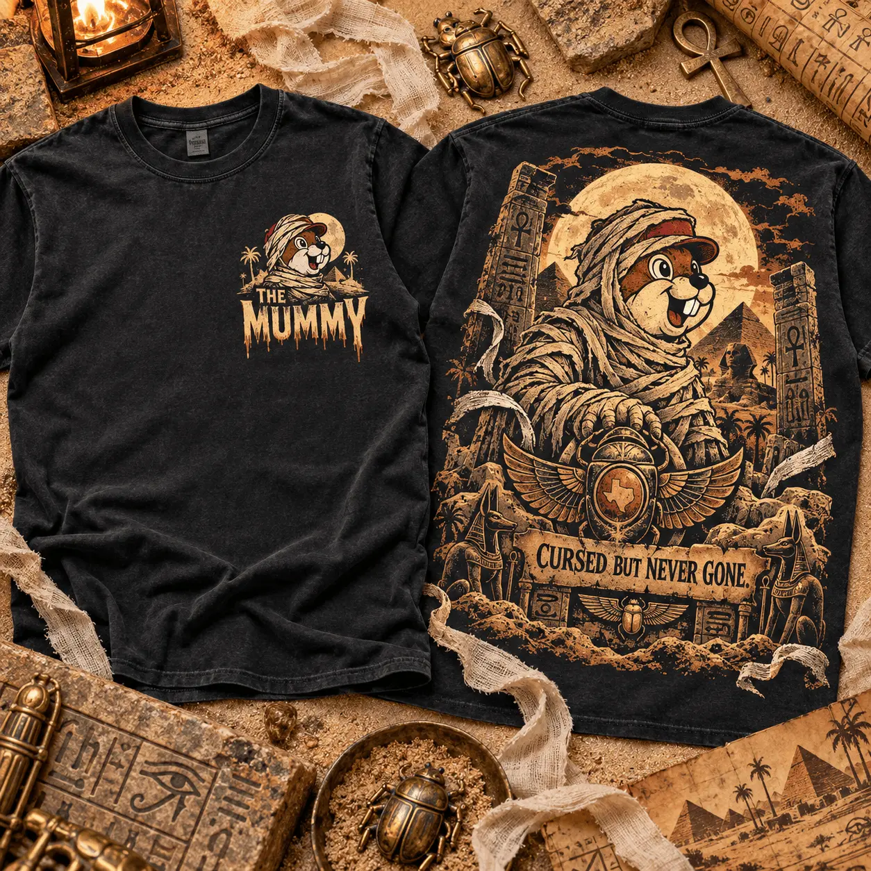 Buc-ee's The Nightmare Horror Graphic 3D Shirt NTH1
