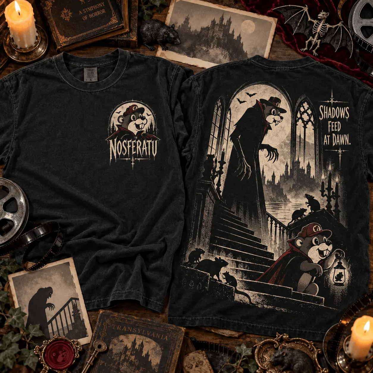 Buc-ee's Haunted House Horror Graphic 3D Shirt NTH1