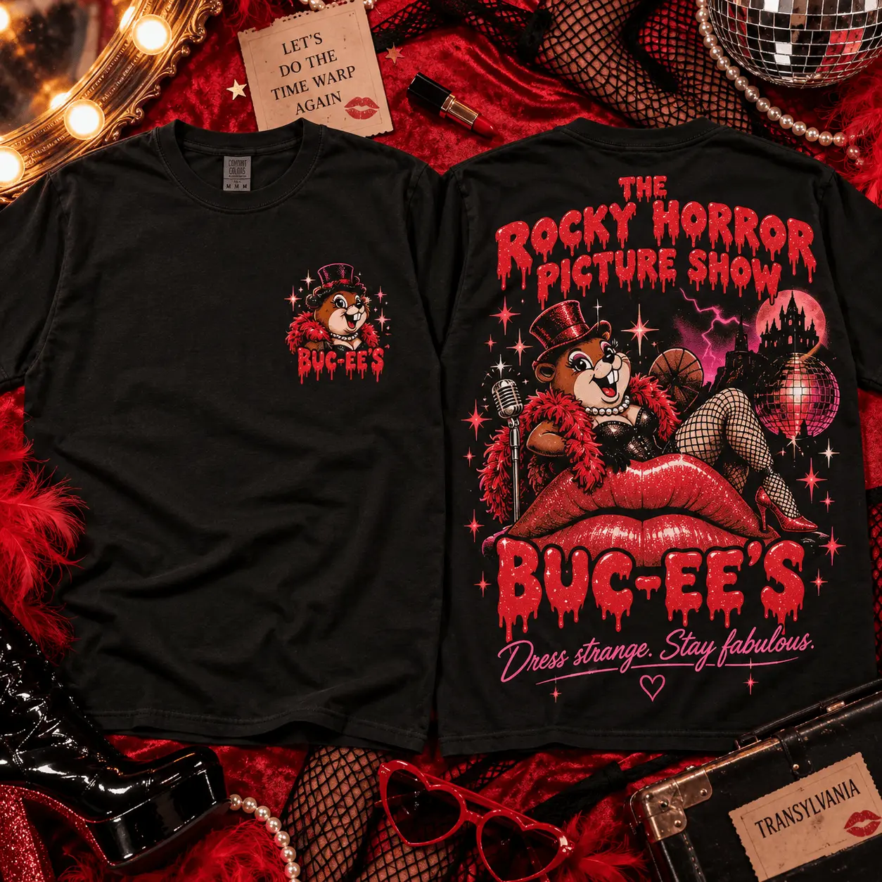 Buc-ee's Rocky Horror Picture Show Graphic 3D Shirt NTH1