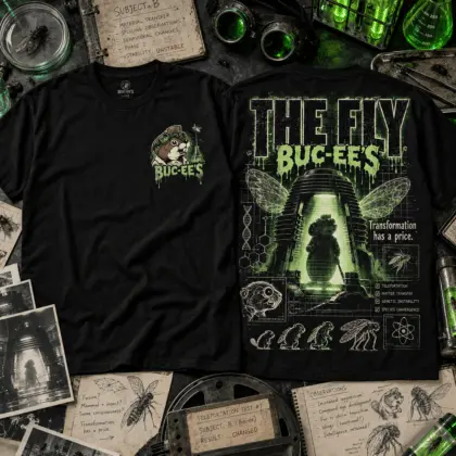 Buc-ee's The Fly Horror Graphic 3D Shirt NTH1