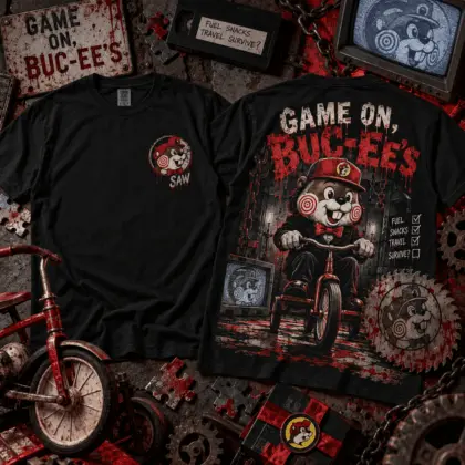 Buc-ee's Game On Horror Graphic 3D Shirt NTH1