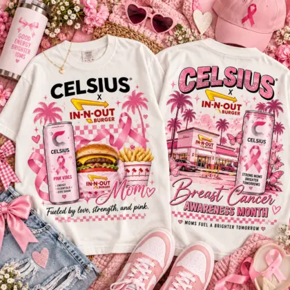 Celsius Pink Ribbon Breast Cancer Awareness 3D Shirt NTH1