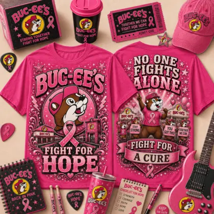 Buc-ee’s Fight for Hope Breast Cancer Awareness Tee NY