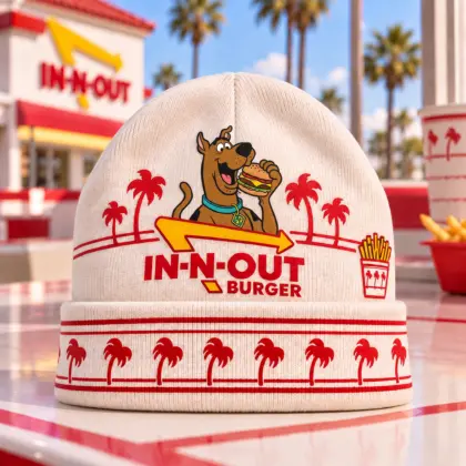IN-N-OUT Scooby Doo Burger And Palm Beanie For Mystery Fans Chasing Their Next Snack NDN flat