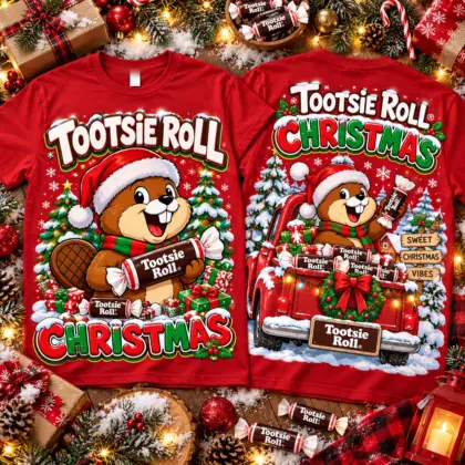 Christmas Candy Character Holiday Truck 3D Shirt NTH1