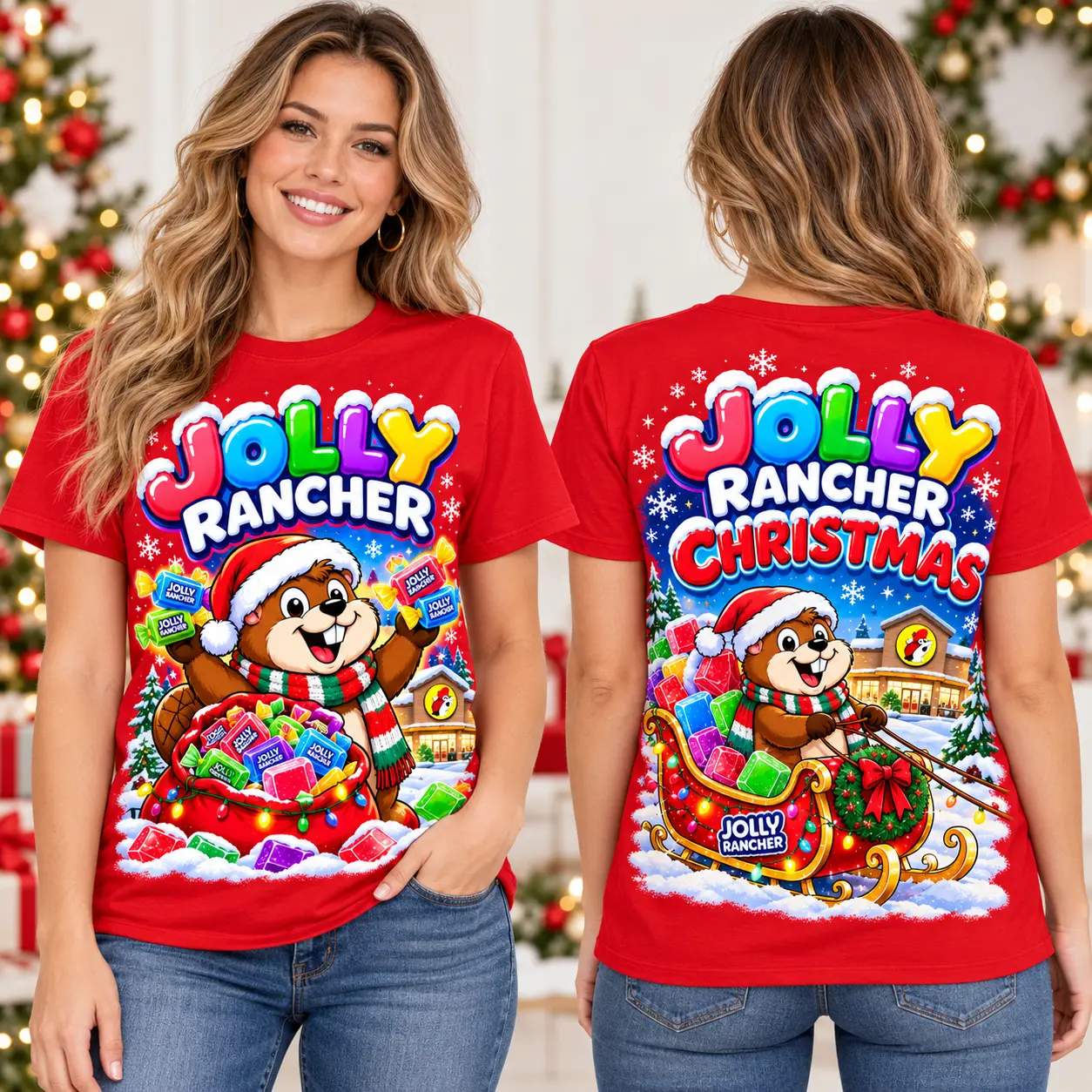 Brachs Christmas Candy Truck 3D Shirt NTH1