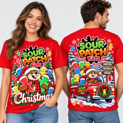 Sour Patch Christmas Candy Truck 3D Shirt NTH1