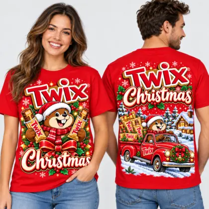 Twix Christmas Candy Truck 3D Shirt NTH1