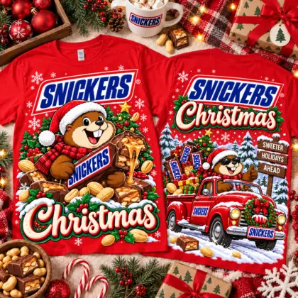 Snickers Christmas Candy Truck 3D Shirt NTH1