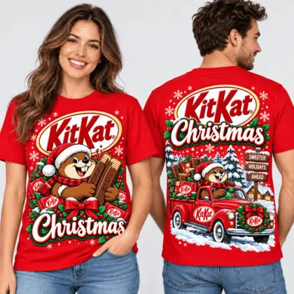 KitKat Christmas Candy Truck 3D Shirt NTH1