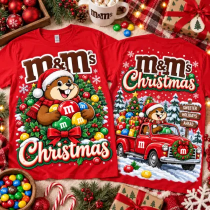 M and Ms Christmas Candy Truck 3D Shirt NTH1