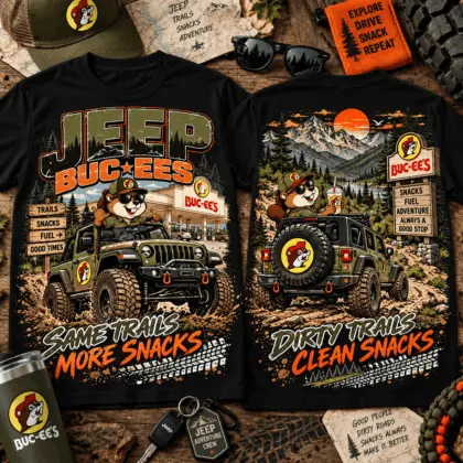 Buc-ee's Jeep Off Road Adventure 3D Shirt for Trail Fans NTH1